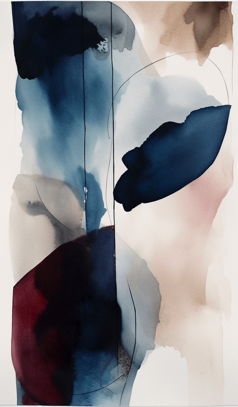 Abstract Water Blue - Art Souq