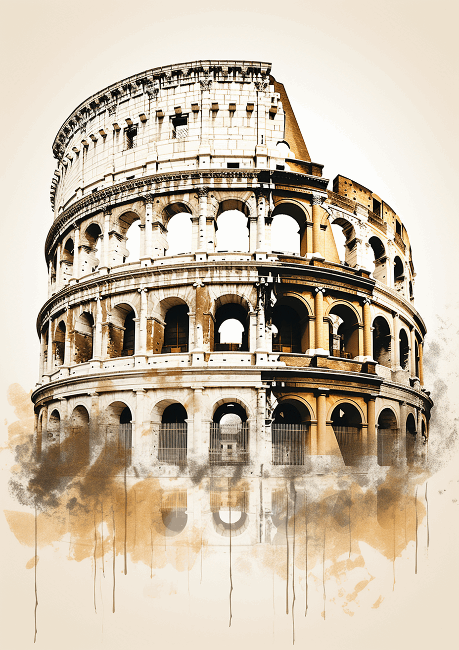 Italy Rome Colosseum - Art Souq