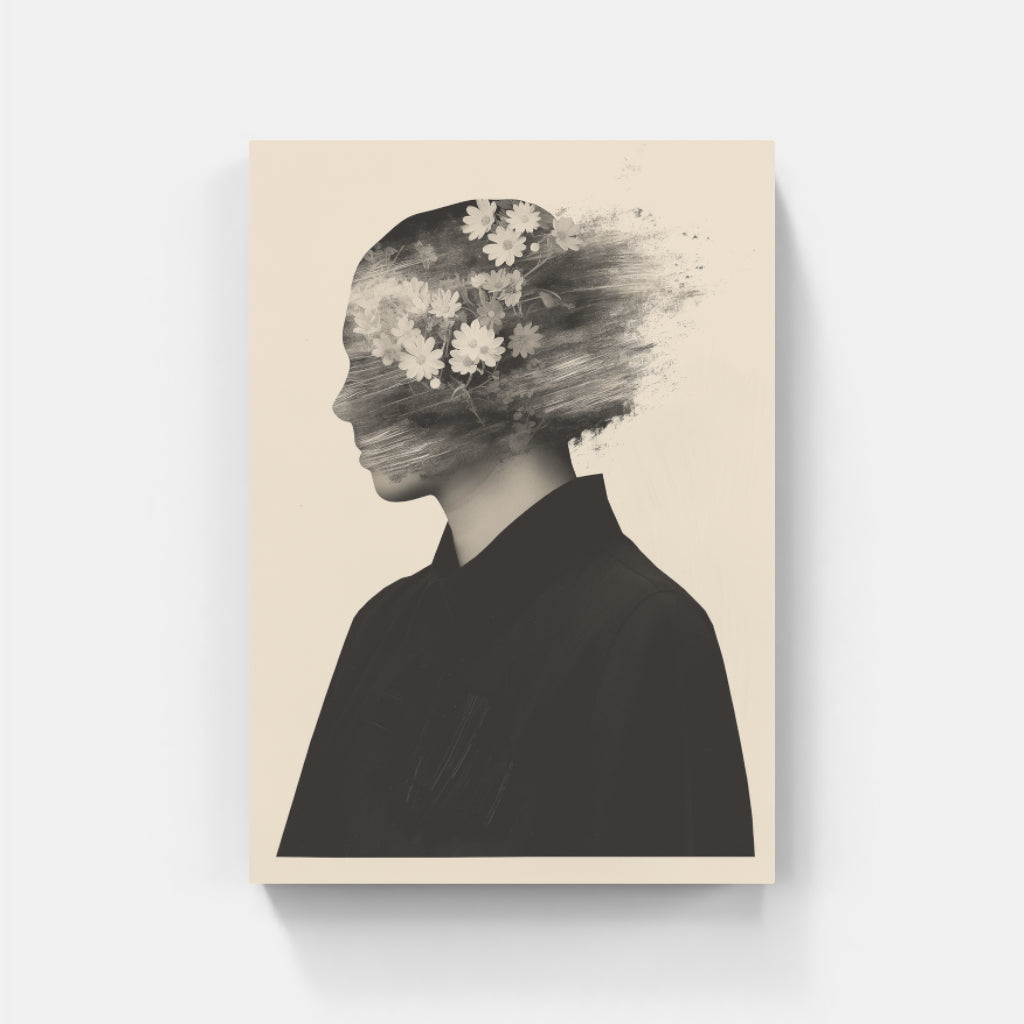 Ephemeral Bloom Surreal Emotional Wall Art