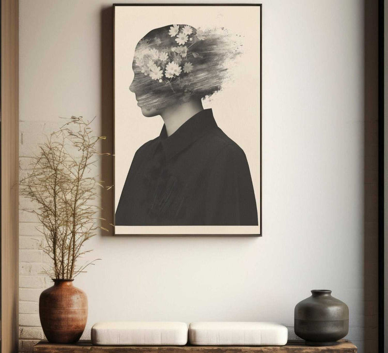 Ephemeral Bloom Surreal Emotional Wall Art - Art Souq