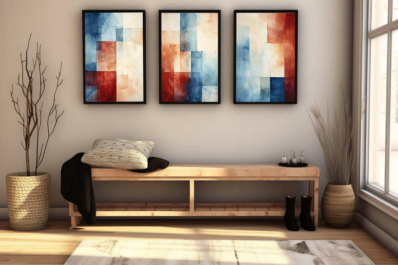 Wall Gallery -Abstract shapes - Art Souq